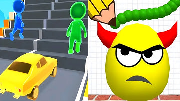 SHAPE SHIFTING VS DRAW TO SMASH🔴🔥💫🔥❤️‍🔥💥 ALL LEVELS GAMEPLAY #1