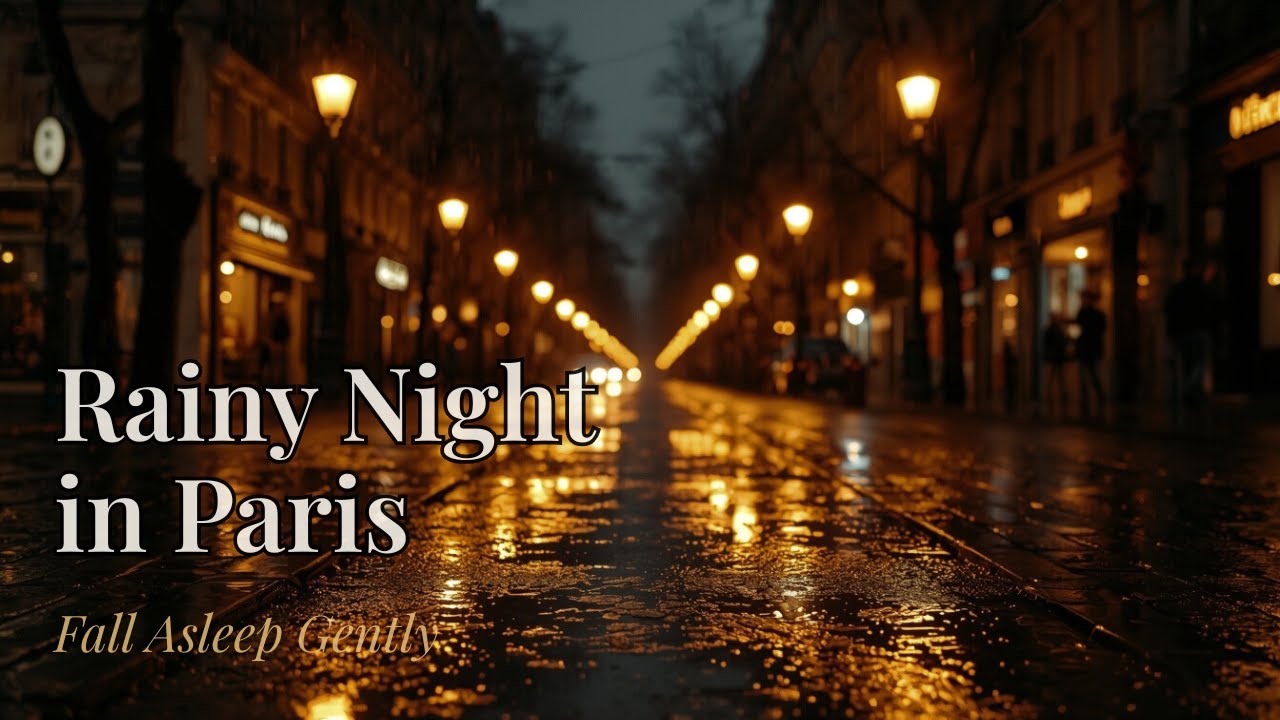 Rainy Night in Paris | A Calm Sleep Story for Deep Rest