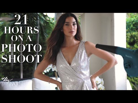 Spy Drones & Snacking: 21 Hours on Set | Miami with Ralph Lauren | Lily Aldridge