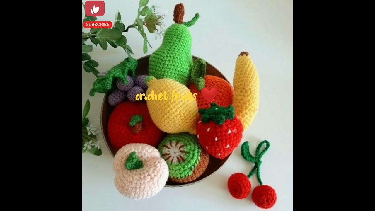 crochet fruits design || crochet pattern