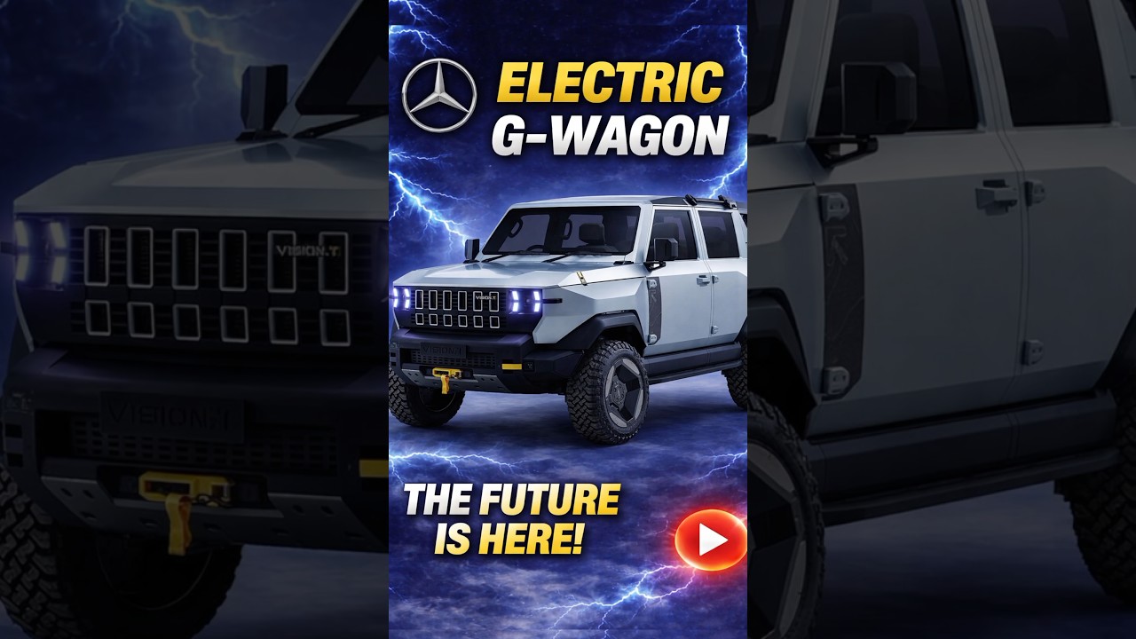 🔥MERCEDES VISION EQG THE ELECTRIC G-WAGON 