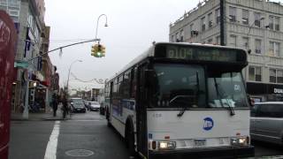 Orion V Q104 arriving at Broadway and Steinway Street (12-7-12)