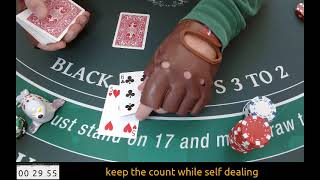 Learning to count down a deck of cards using REKO system - ep16 #blackjack  #cardcounting