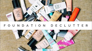 Declutter Base Makeup With Me | primers, foundations