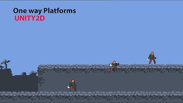 How to make OneWayPlatforms in Unity (Unity Platformer Tutorial)