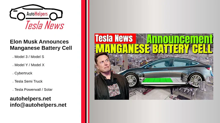 Elon Musk Announces Manganese Battery Cell