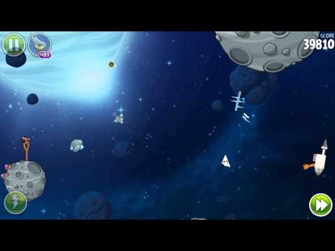 Angry Birds Space 8 4 Beak Impact 3 Stars Walkthrough 