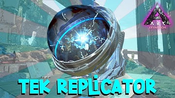 CRAFTING THE TEK REPLICATOR! (ARK: Extinction #34)