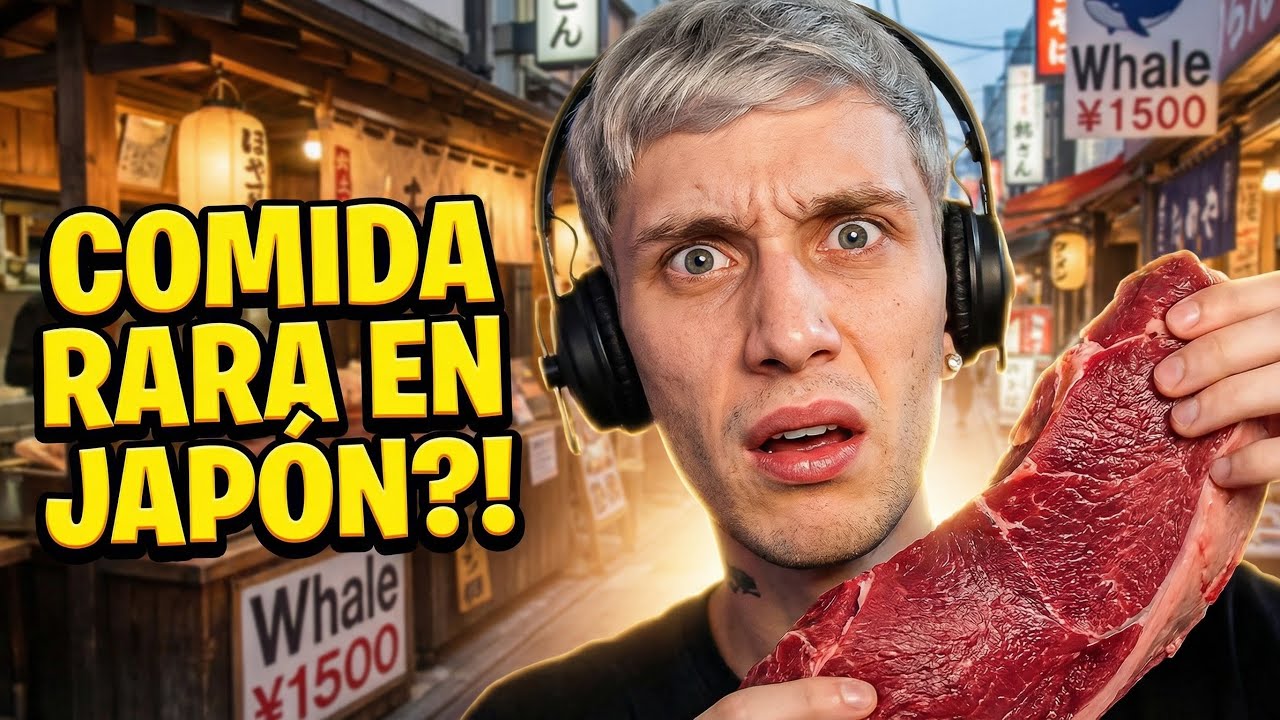 Reaccionando a Probando Comida Callejera RARA en Japón (HiClavero) 😱 