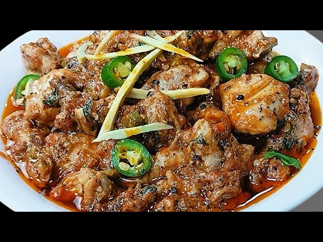 Shinwari Chicken Karahi Recipe by cook with Farooq | Peshawari Chicken Karahi Restaurant Style class=