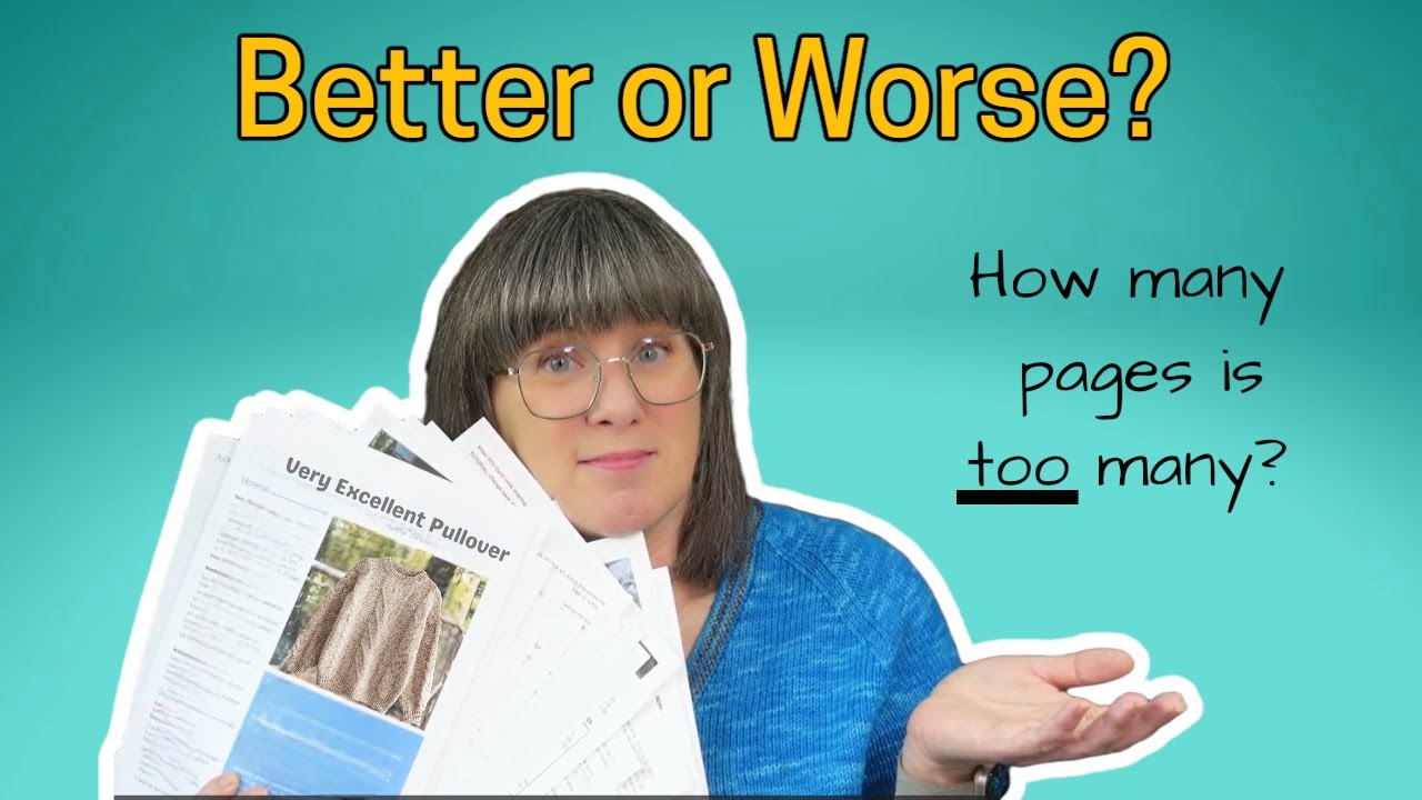 Are Modern Knitting Patterns TOO Helpful?