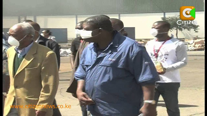 Kenya Medical Supplies Building Up In Flames