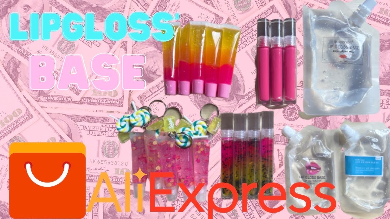 ALIEXPRESS LIPGLOSS BASE HAUL | TRY OUT SOME LIPGLOSS BASES WITH ME!