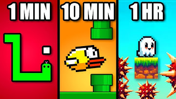 ChatGPT makes a GAME in 1 min, 10 min, 1 hour