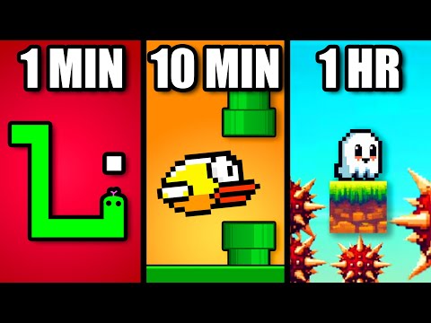 ChatGPT makes a GAME in 1 min, 10 min, 1 hour