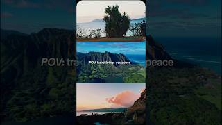 Why we travel? 🏝️ #traveltok #mindfuljourney #nature #hawaiiadventure
