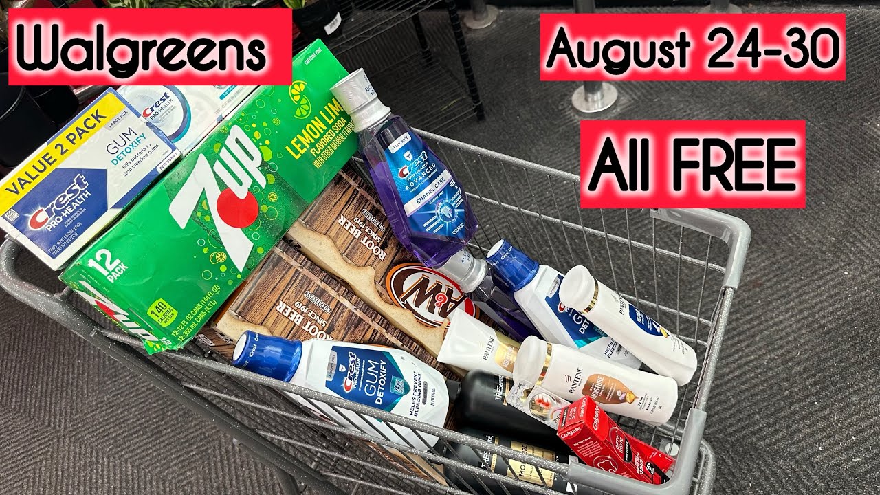 Walgreens Couponing August 24-30|| easy money maker deal & deals using 10/50 booster 