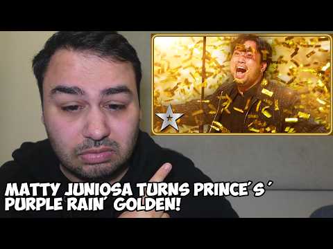 Matty Juniosa turns Prince's 'Purple Rain' GOLDEN! | Auditions | BGT 2026 REACTION