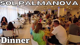 MALLORCA Dinner at SOL PALMANOVA Hotel Palma Nova  MAJORCA