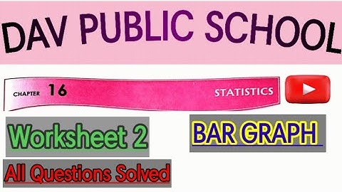Dav Class 6 Maths Chapter 16 Statistics Introduction & Worksheet 2 All Questions Solved #mathsclass