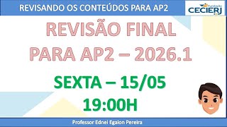 Revisão Final para AP2