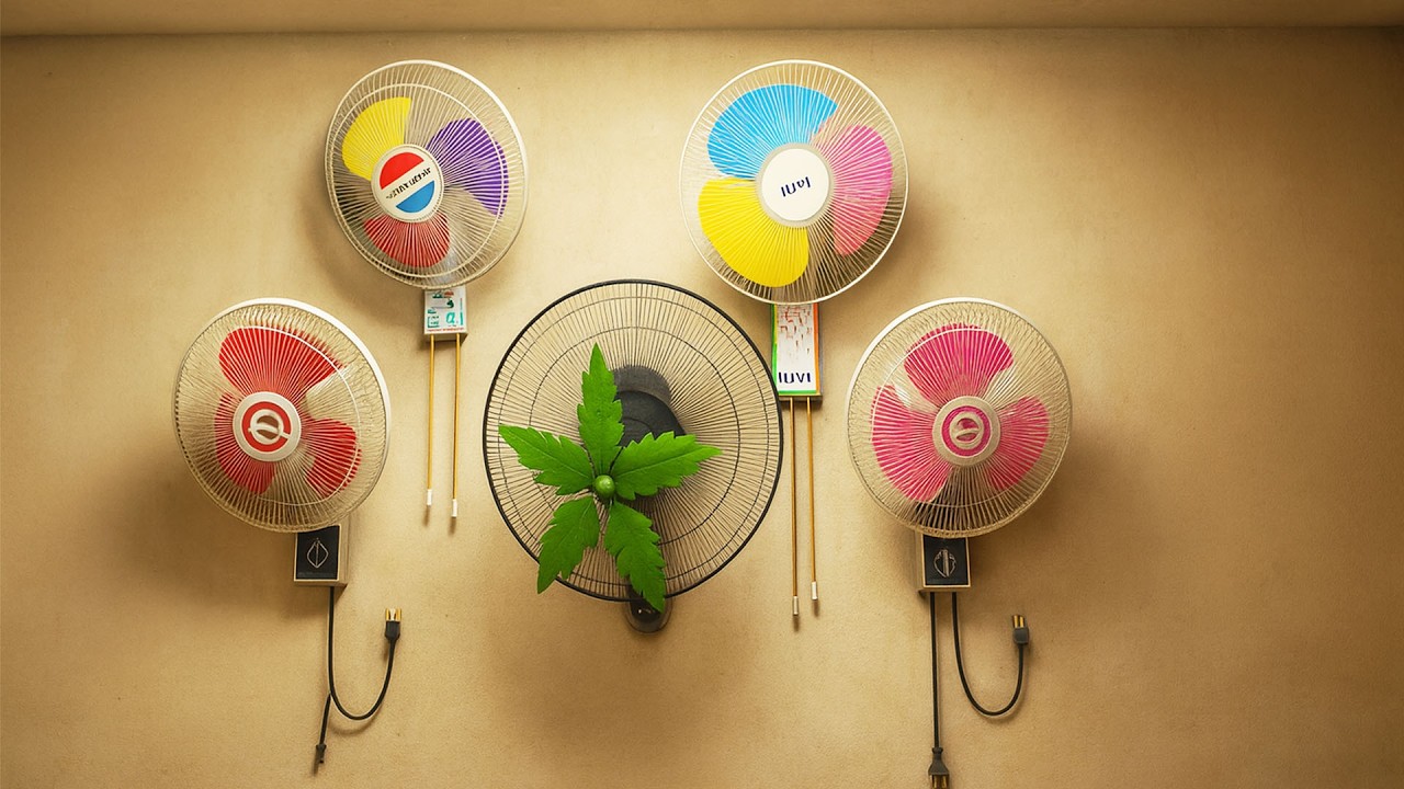 Лучший настенный вентилятор своими руками с очень красивыми цветами доступен только в роскошных д...