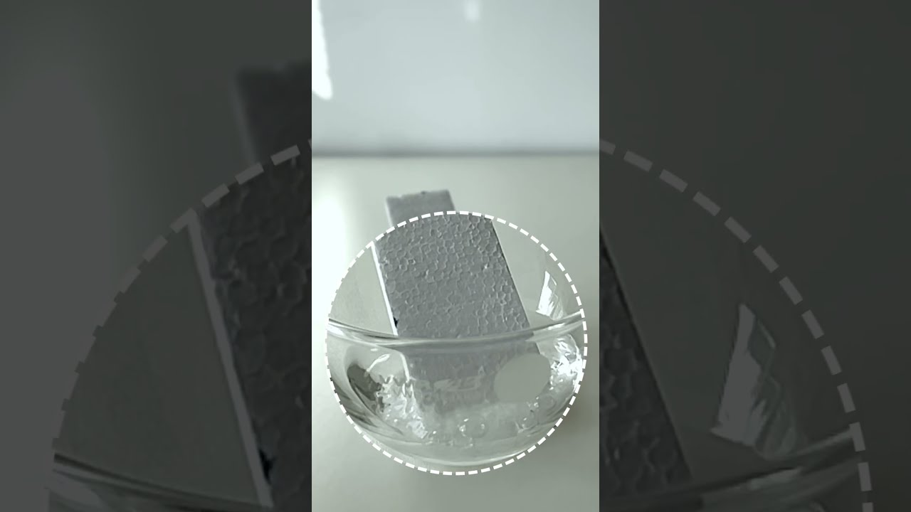 ⬜️ ◻️◽️▫️ Acetone and styrofoam experiment ▫️◽️◻️ ⬜️