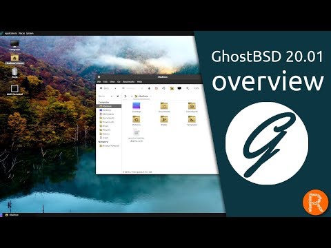 GhostBSD 20.01 overview