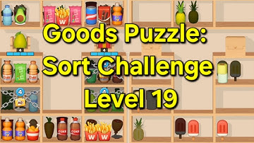 Goods Puzzle: Sort Challenge - Level 19 Goods Sorting