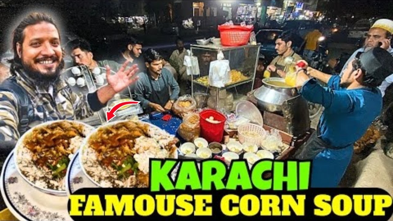 🔥 Karachi’s Most Famous Corn Soup 🌽 | Nasir Bhai Special | North Nazimabad Street Food 🇵🇰
