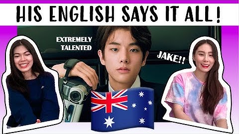 AUSSIES REACT TO ENHYPEN JAKE SPEAKING ENGLISH FOR 8 MINS WITH AN AUSSIE ACCENT!!