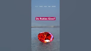 Do Rubies Glow? The Truth May Shock You! #ruby #gemstones #science