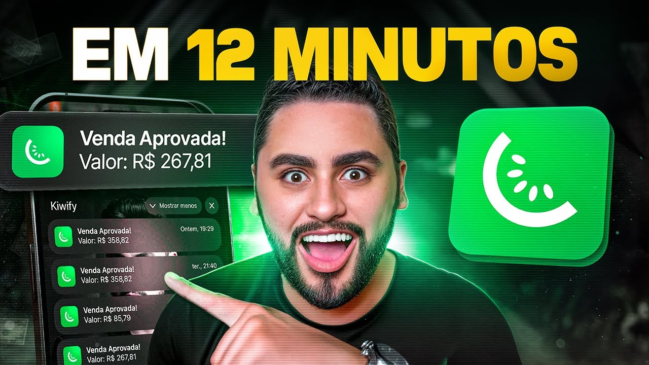 KIWIFY: COMO FAZER A PRIMEIRA VENDA EM 12 MINUTOS - Aula Gratuita (Dinheiro online)