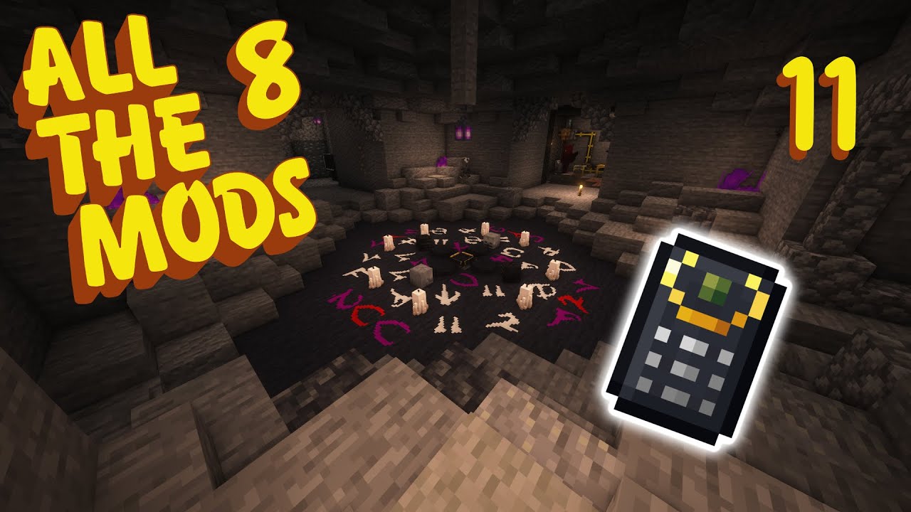 All The Mods 8 | Modded Minecraft 1.19 | Occultism Magical Storage and Ore Processing | 11
