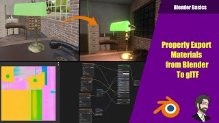 GLTF IS AMAZING! How to Export your Materials From Blender To Godot Properly!