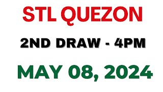 STL Quezon 2nd draw result today live 08 May 2024