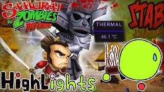Streaming Samurai vs Zombies Defense on Phone Was Rough...