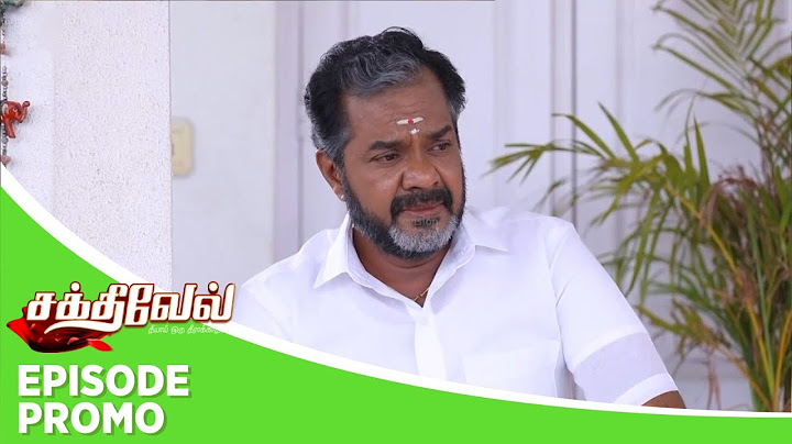 Sakthivel | Episode Promo | 21st June 2025