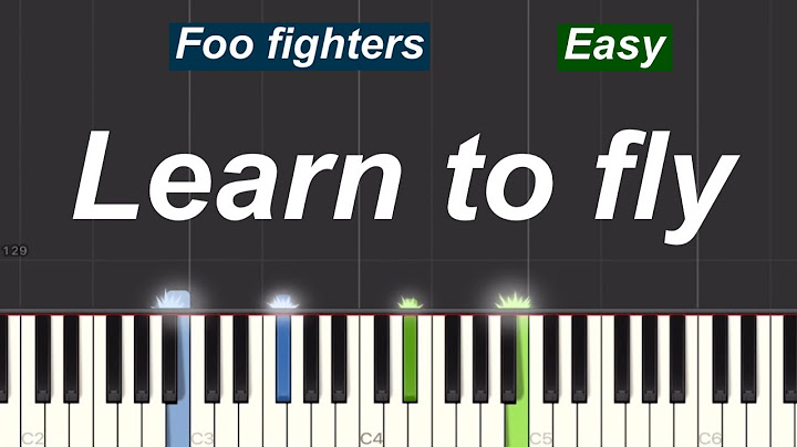 Learn to Fly Piano version - Piano performance video thumbnail