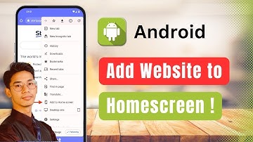 How to Add Website to Home Screen !