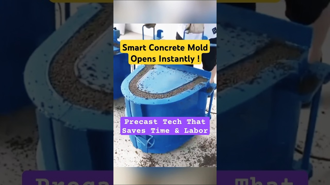 Механизм SmartMold для литья бетона — без ручного подъема!