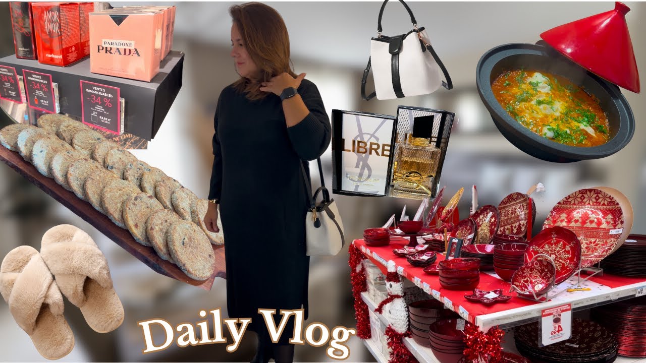 كوني امرأة متوازنة✨ تنظيم بيتك ووقتك + مشتريات شتوية رائعة ❄️+ حريشات الزيتون والفرماج 🧀🫒