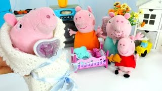 Видео с игрушками для детей - Свинка Пеппа и рождение Джорджа Видео с игрушками для детей - Свинка Пеппа и рождение Джорджа
