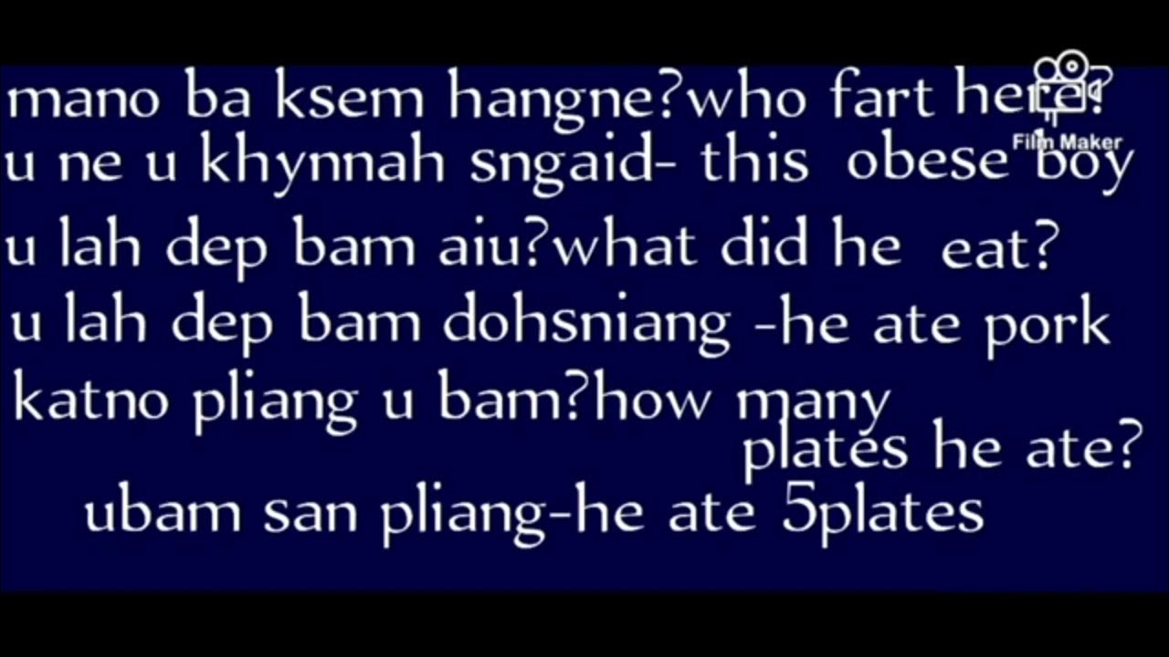 English to khasi translation language YouTube