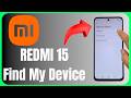 📍 Redmi 15 Find My Device 😱📱 | Track, Lock &amp; Secure Your Phone!
