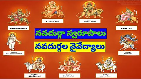 Navadurga Naivedyalu | Swarupallu