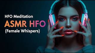 ⚫️ Ear To Ear Triggers (Soft Honey Whispers) 🎧 Unintelligible ASMR HFO Hypnosis | Binaural Beats HFO
