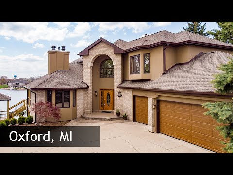 700 Lakes Edge Dr, Oxford, MI home video tour