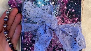 ASMR Tingly/Relaxing look through a Junk Journal 💜 screenshot 5