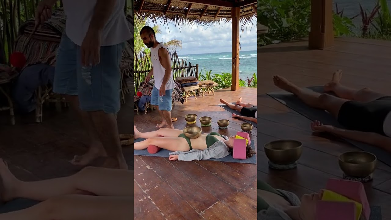 Placing a Singing Bowl Directly on the Body in Sound Healing